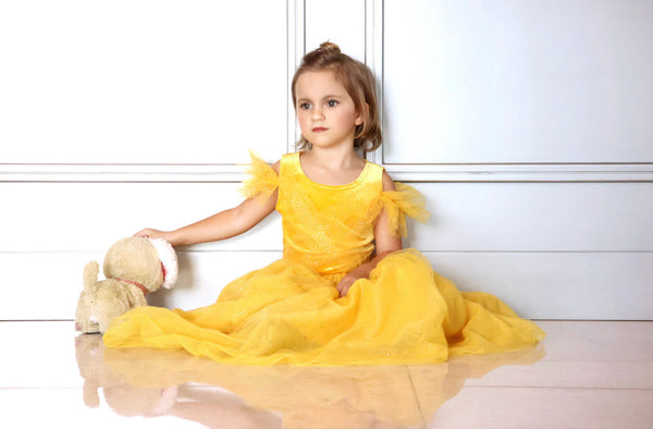 Princess Beauty yellow costume dress