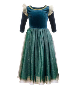 The Brave Princess teal costume dress