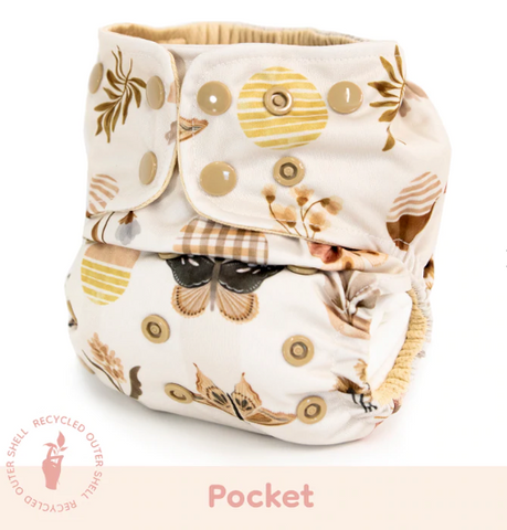 Pocket Cloth Diaper - Moth supreme