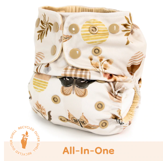 Cloth Diaper - All In One - Moth