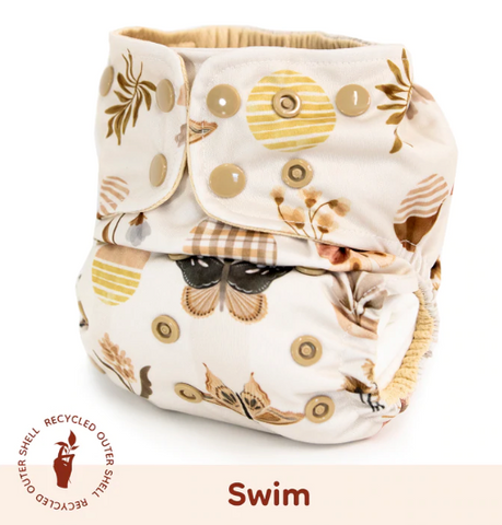 Swim Cloth Diaper - Moth